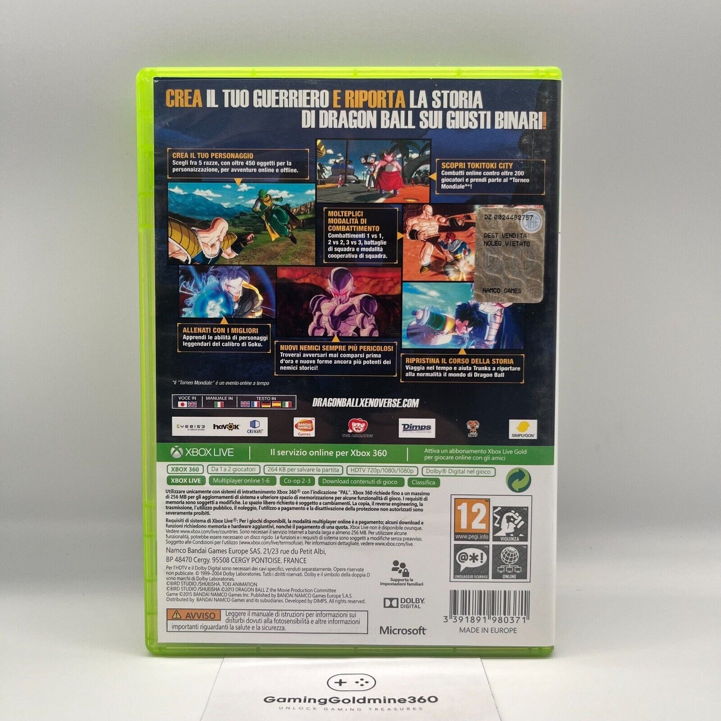 DRAGONBALL XenoVerse - Xbox 360