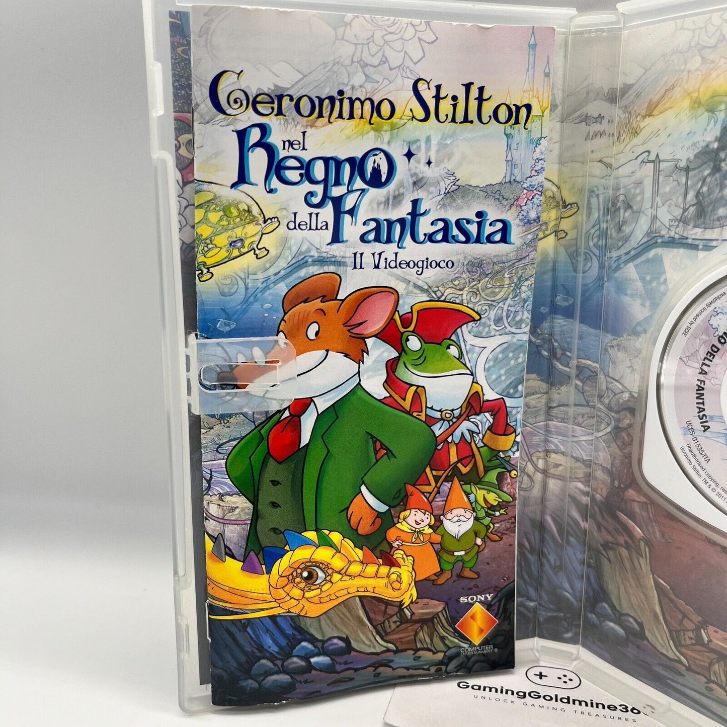 GERONIMO STILTON nel Regno della Fantasia il Videogioco PSP Completo PlayStation