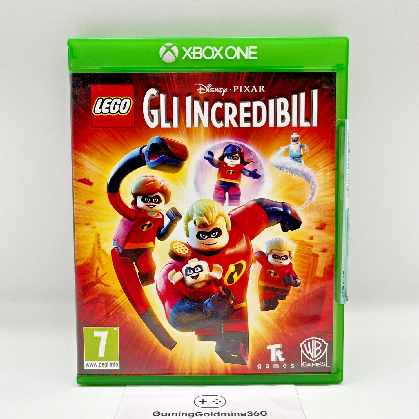 Lego Gli Incredibili Xbox One Italiano Completo Warner Disney Pixar COME NUOVO