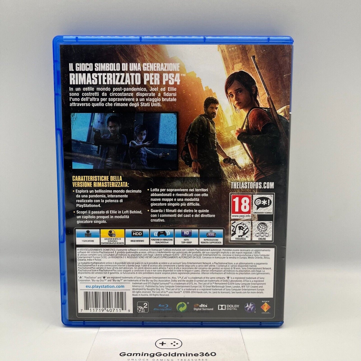 The Last of Us Remastered - PlayStation 4