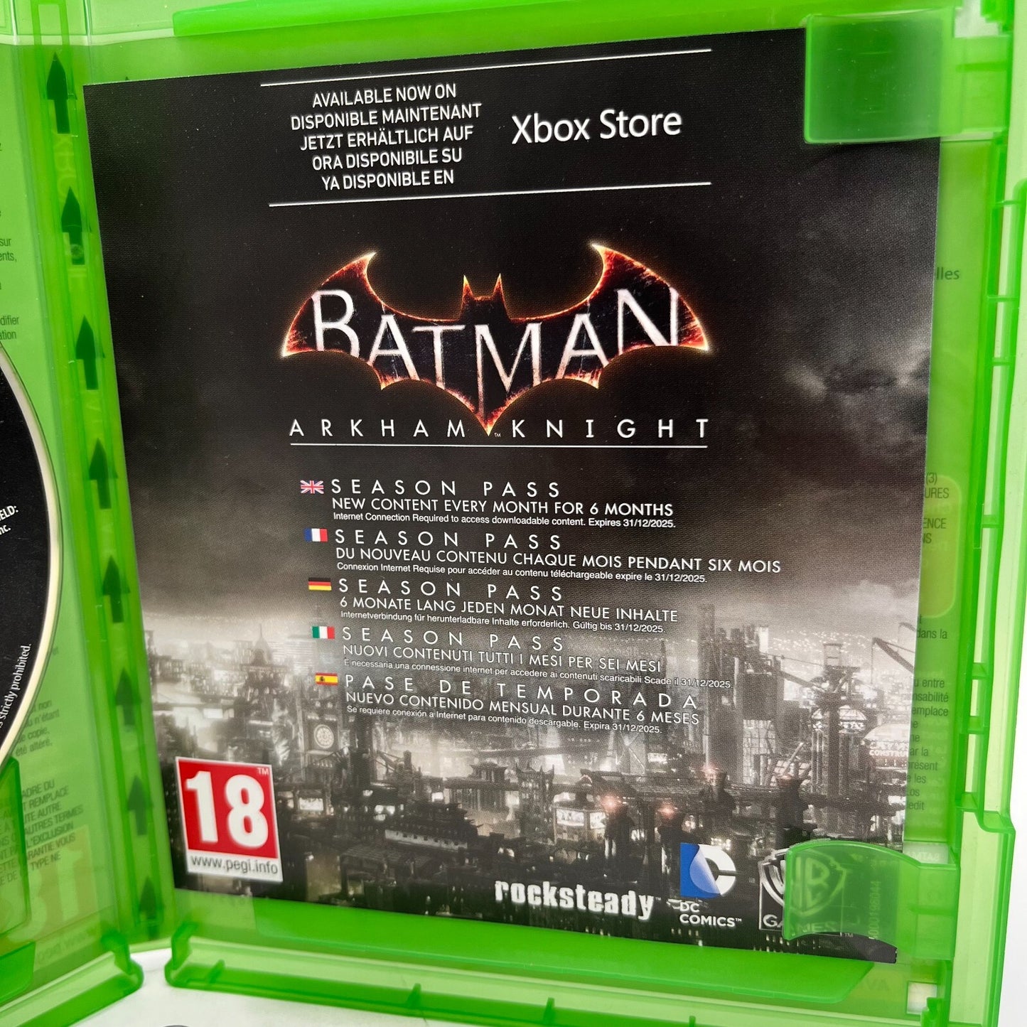 BATMAN Arkham Knight Xbox One Completo con Manuale Multilingua Microsoft OTTIMO