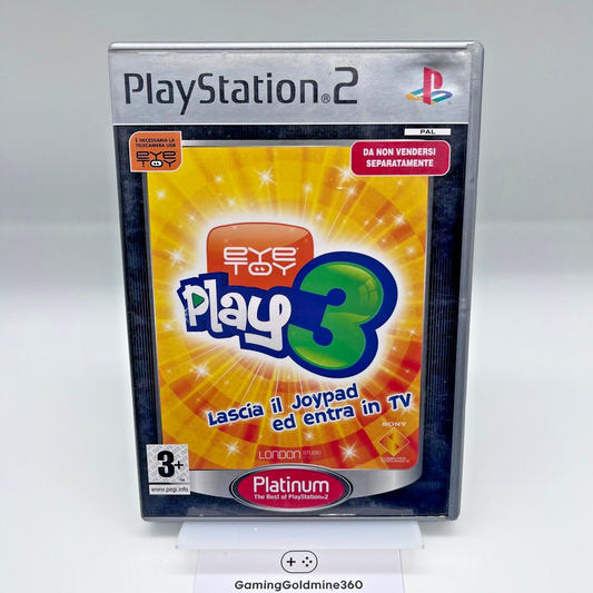 EyeToy Play 3 Platinum (senza manuale) - Playstation 2