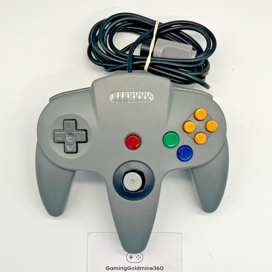 Controller per NINTENDO 64 Joystick N64 Joypad Grigio COME NUOVO