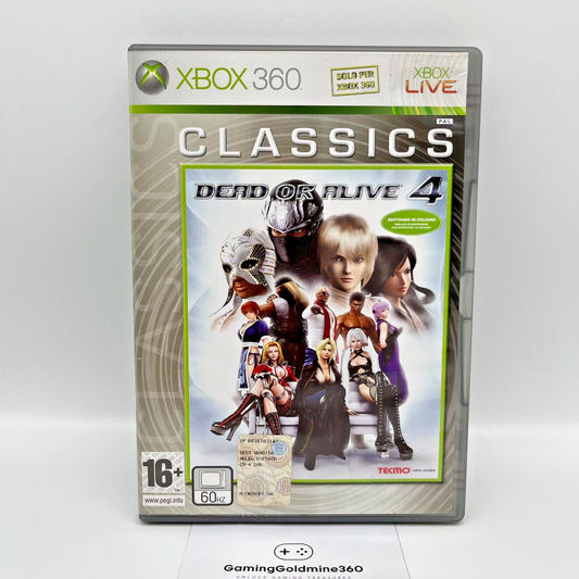 Dead or Alive 4 Xbox 360 Italiano PAL senza manuale Tecmo Microsoft OTTIME CONDI