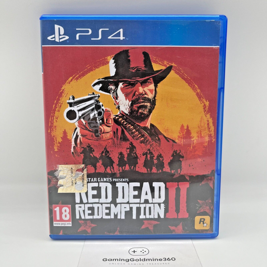 Red Dead Redemption II 2 PS4 Italiano Rockstar Sony Playstation 4 Cover reprint
