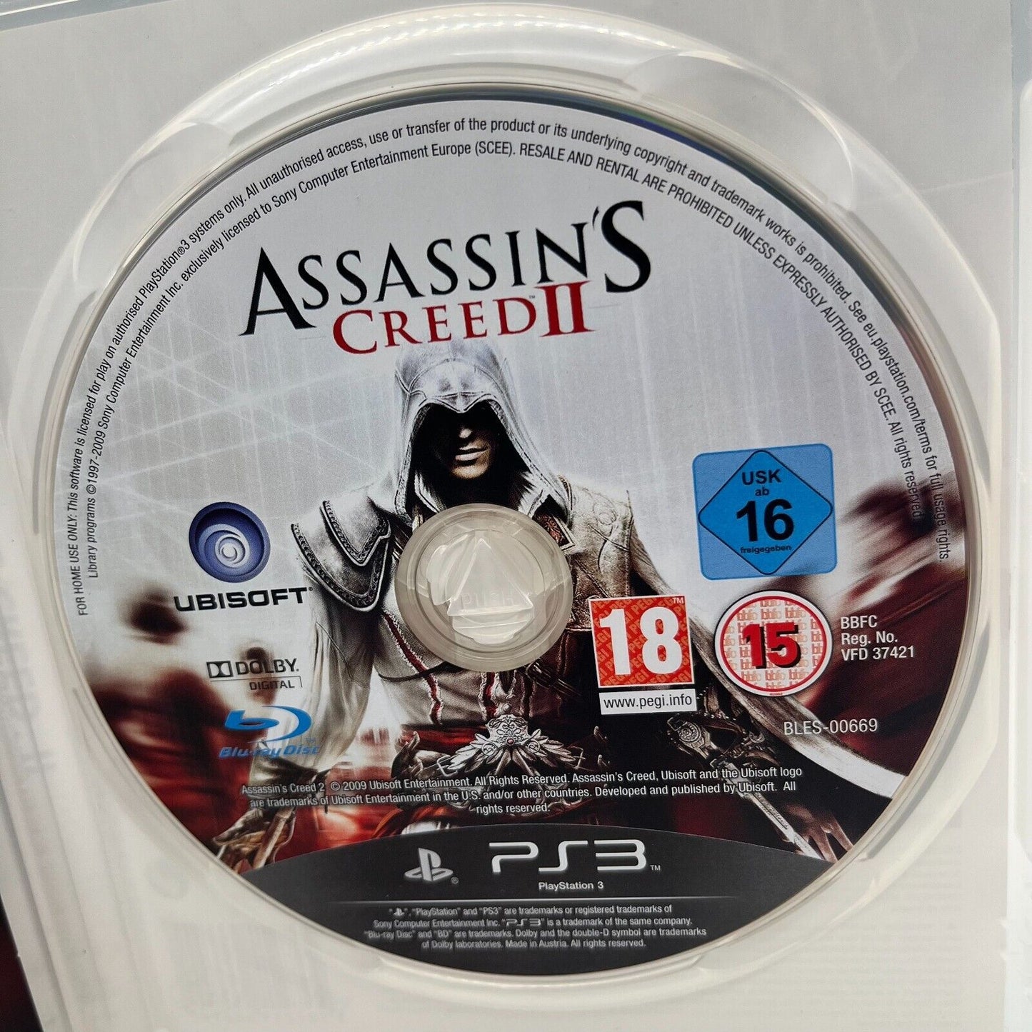 Assassin's Creed I + II PS3 Italiano Completo Manuale Ubisoft Sony PlayStation 3