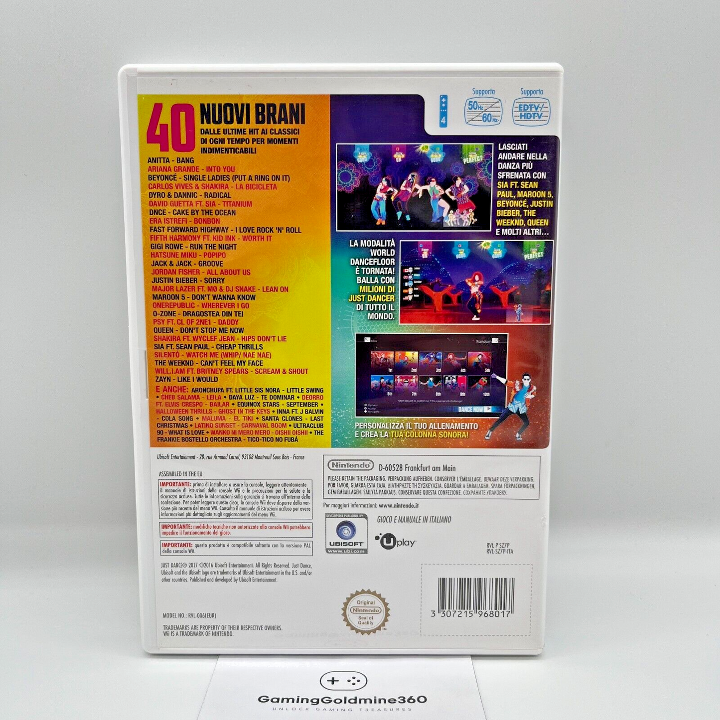 JUST DANCE 2014 Nintendo Wii Italiano PAL Completo con Manuale OTTIME CONDIZIONI