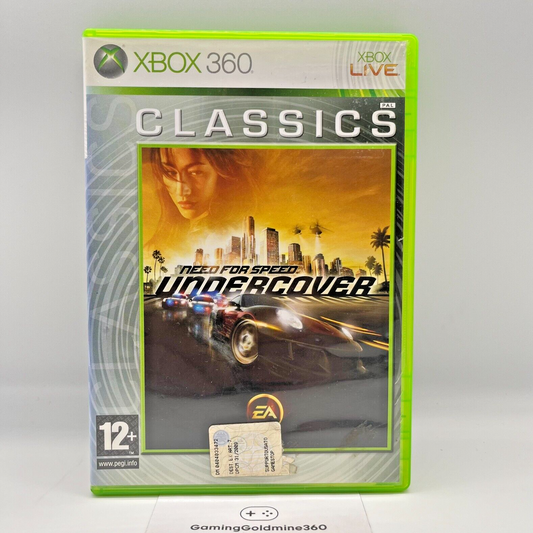 Need for Speed Undercover Xbox 360 Italiano Completo Manuale EA Microsoft OTTIMO