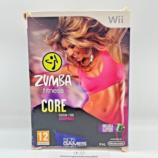 ZUMBA Fitness Core (BOX COMPLETO con Cintura) - Nintendo Wii