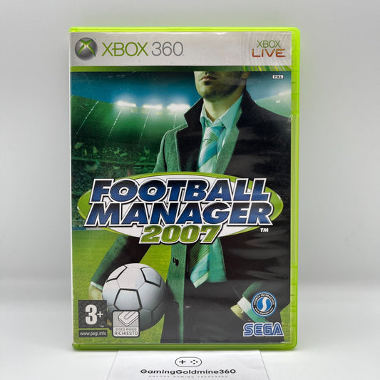 Football Manager 2007 Xbox 360 Italiano Completo PAL Sega Microsoft OTTIME CONDI