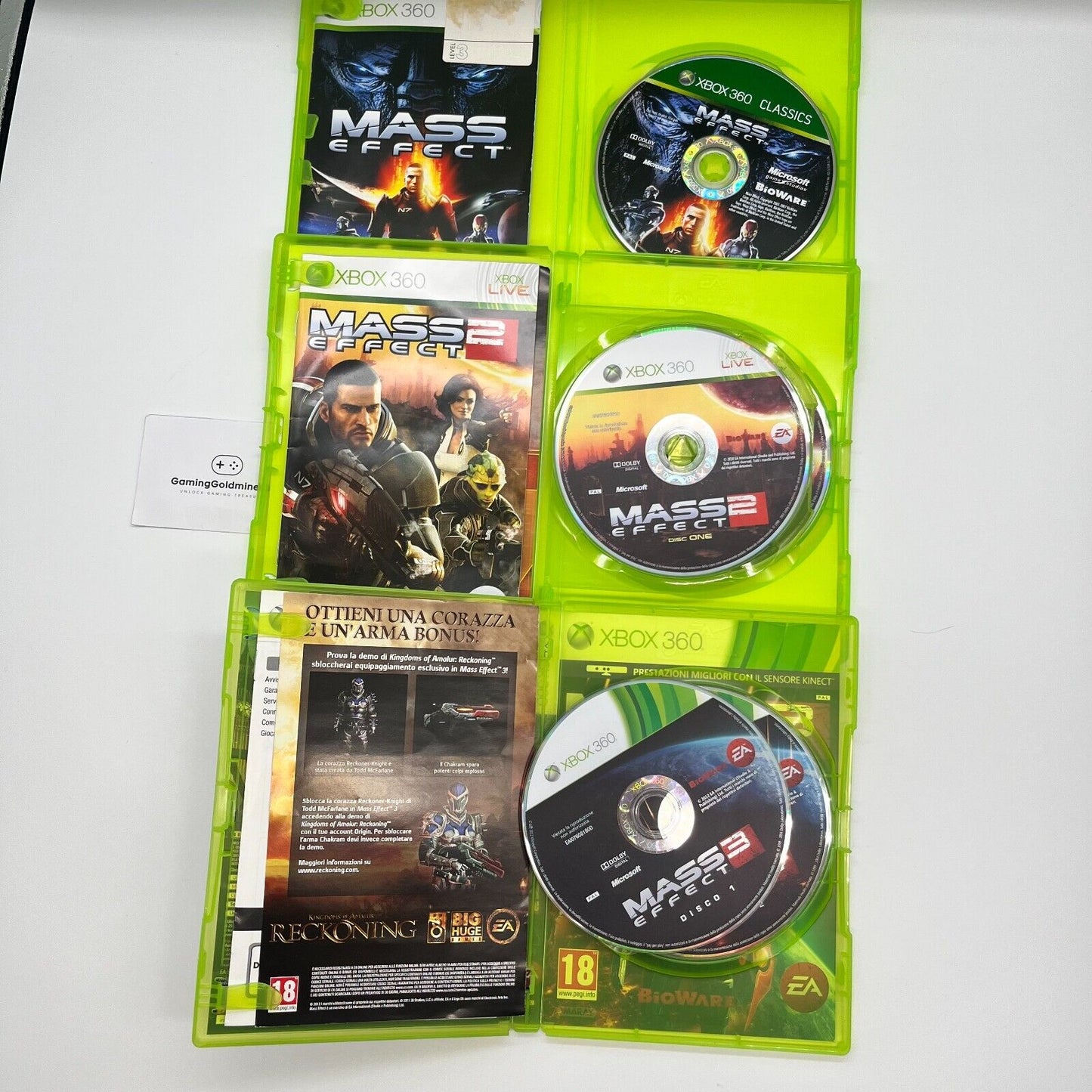 MASS EFFECT 1 + 2 + 3 - Xbox 360