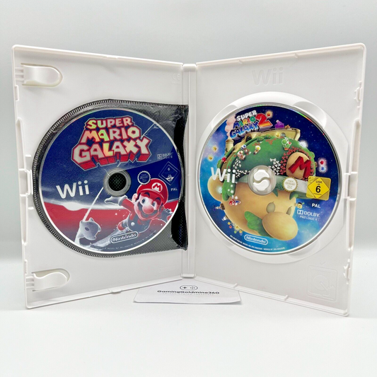 Super Mario Galaxy (solo disco) + 2 (senza manuale) - Nintendo Wii