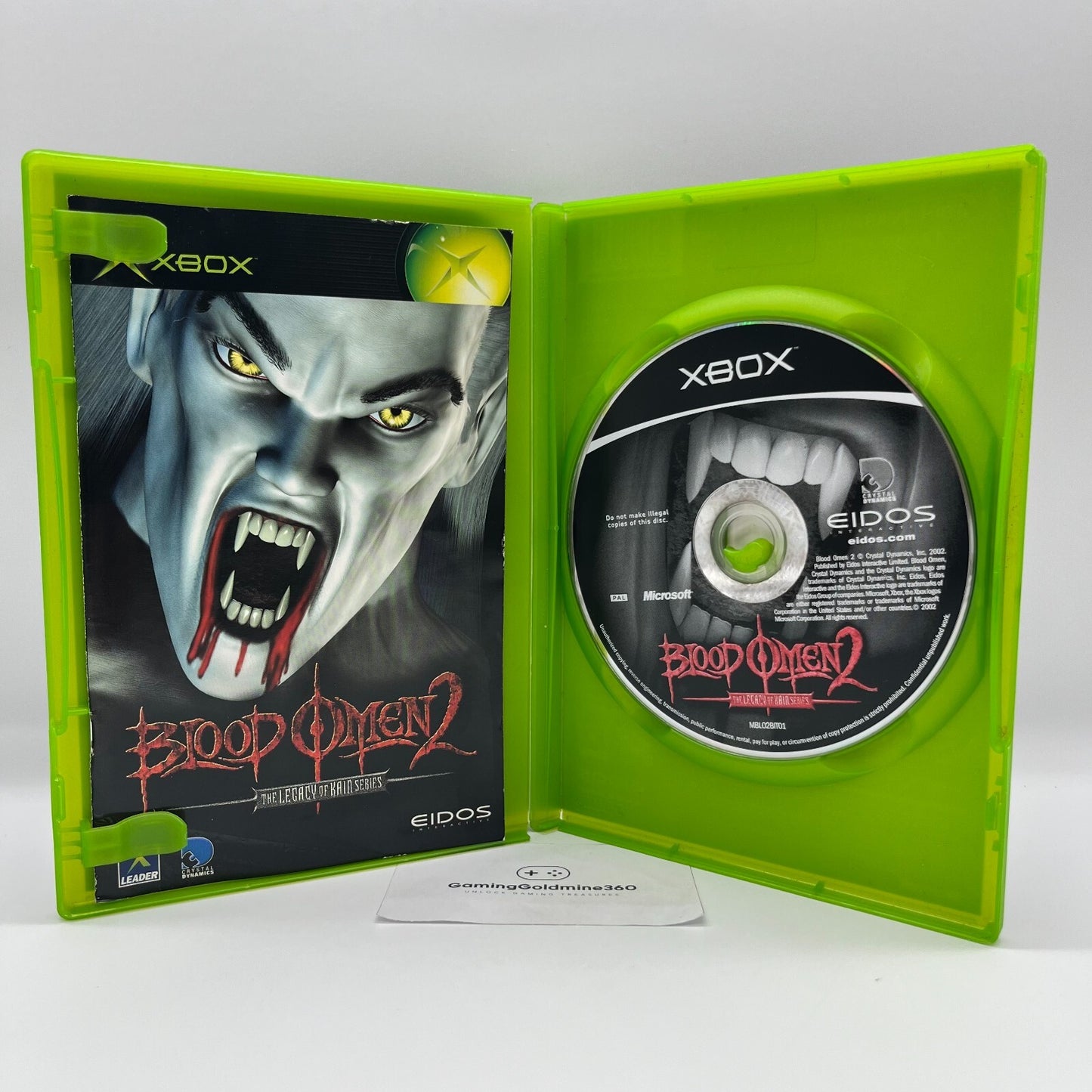Blood Omen 2 Xbox Classic Italiano Completo con Manuale PAL Eidos OTTIME CONDIZI