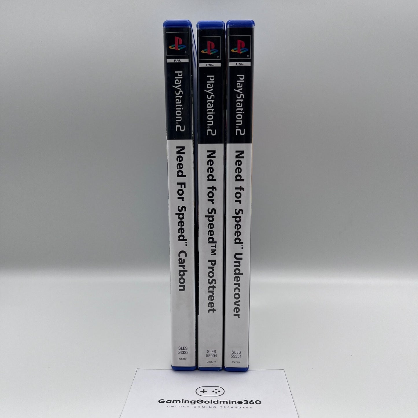 NEED FOR SPEED Carbon + Pro Street + Undercover PS2 Italiano PAL PlayStation 2