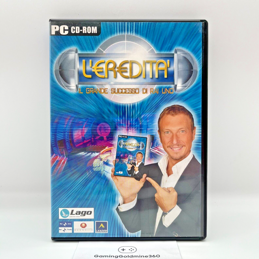 L'EREDITA' il Grande Successo di Rai Uno PC CD-Rom Italiano Gioco AMADEUS ottimo