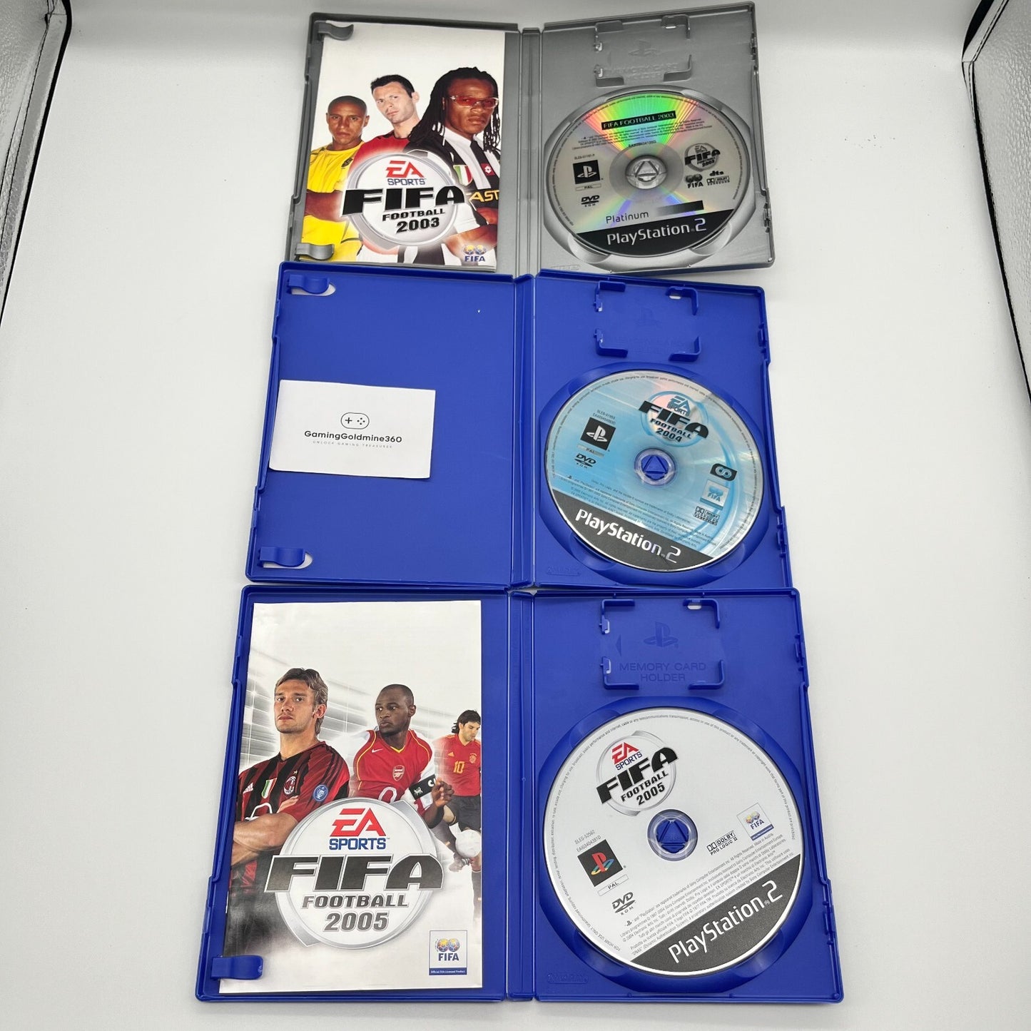 FIFA 2003 + 2004 + 2005 PS2 Italiano Completi EA Sony PlayStation 2 OTTIMI
