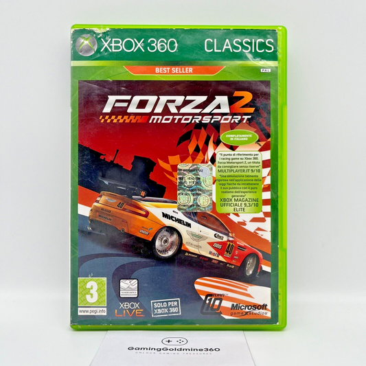 Forza Motorsport 2 Xbox 360 Italiano senza manuale PAL Microsoft Buone Condizion