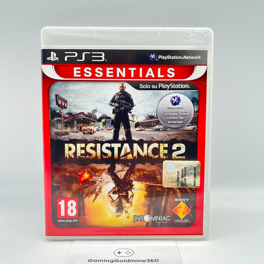 Resistance 2 PS3 Italiano PAL Insomniac Sony PlayStation 3 OTTIMO Videogioco TOP