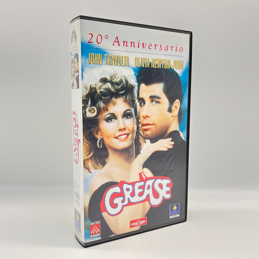 Grease VHS 20° Anniversario - John Travolta, Olivia Newton-John - Italiano RARO!