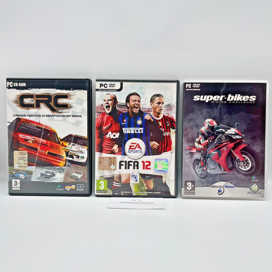 Cross Racing Championship 2005 + FIFA 12 + Super Bikes - PC DVD-ROM