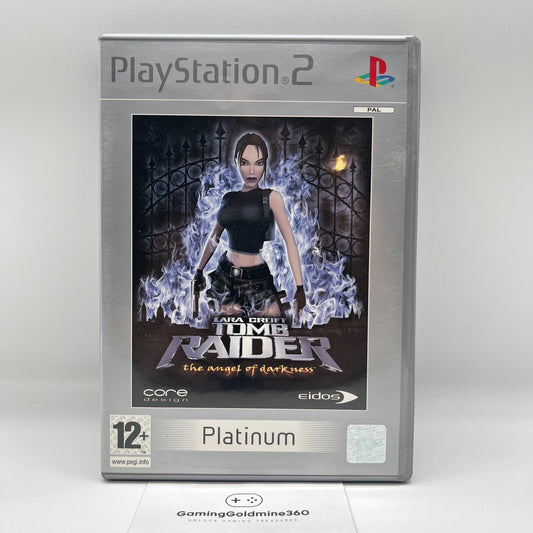 TOMB RAIDER Angel of Darkness PS2 Italiano Completo Manuale Sony PlayStation 2