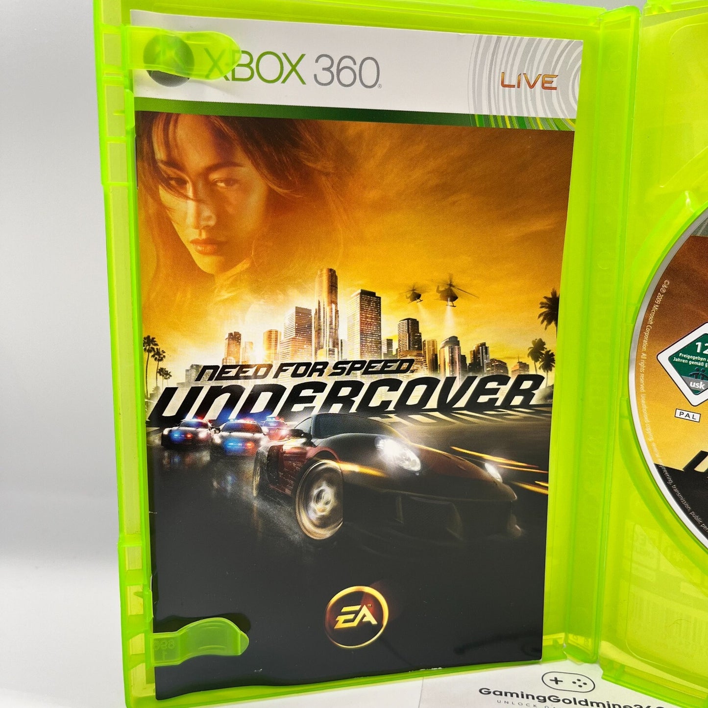 Need for Speed Undercover Xbox 360 Italiano Completo Manuale EA Microsoft OTTIMO