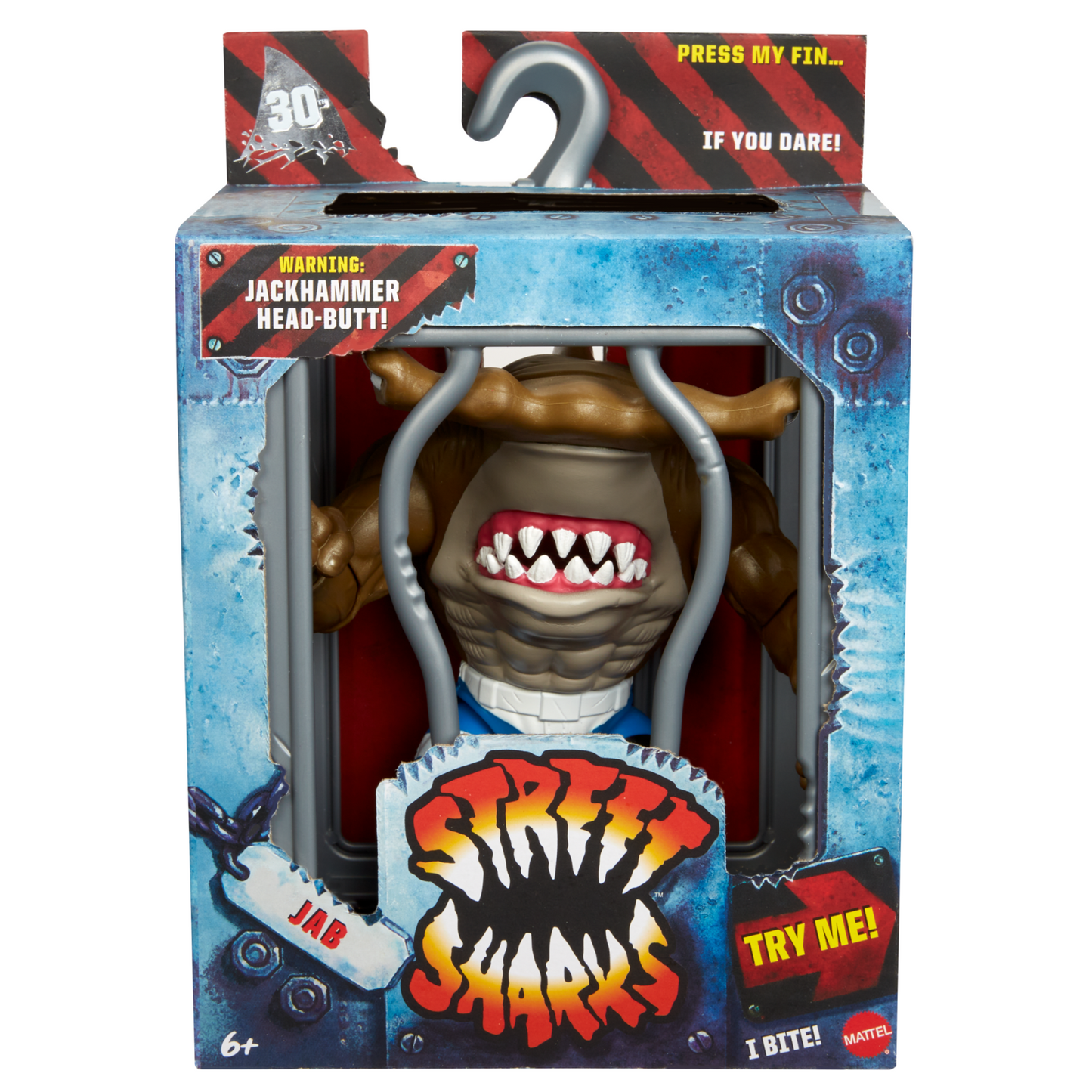 Street Sharks 30th Anniversary "JAB" Action Figure EDIZIONE LIMITATA 🇺🇸 RARO!