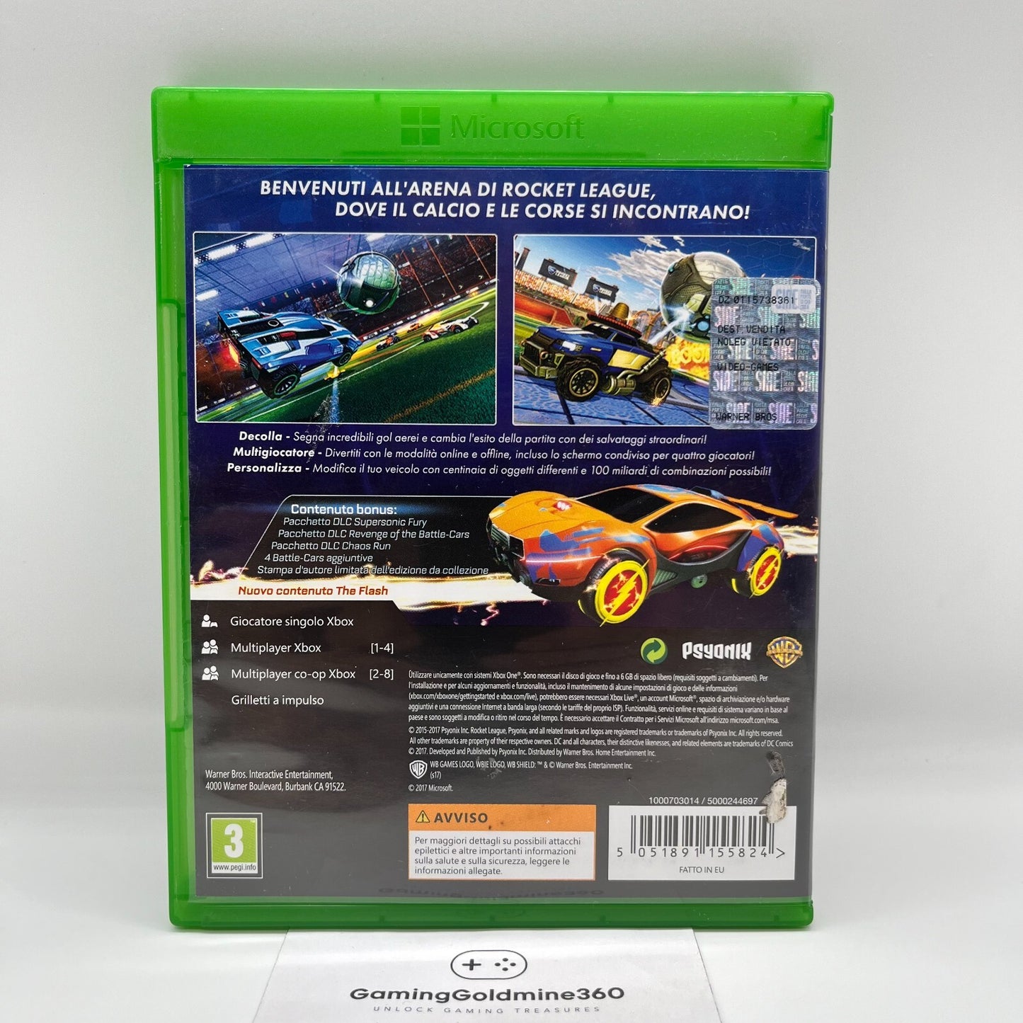 Rocket League EDIZIONE DA COLLEZIONE Xbox One XS Completo Italiano WB Microsoft
