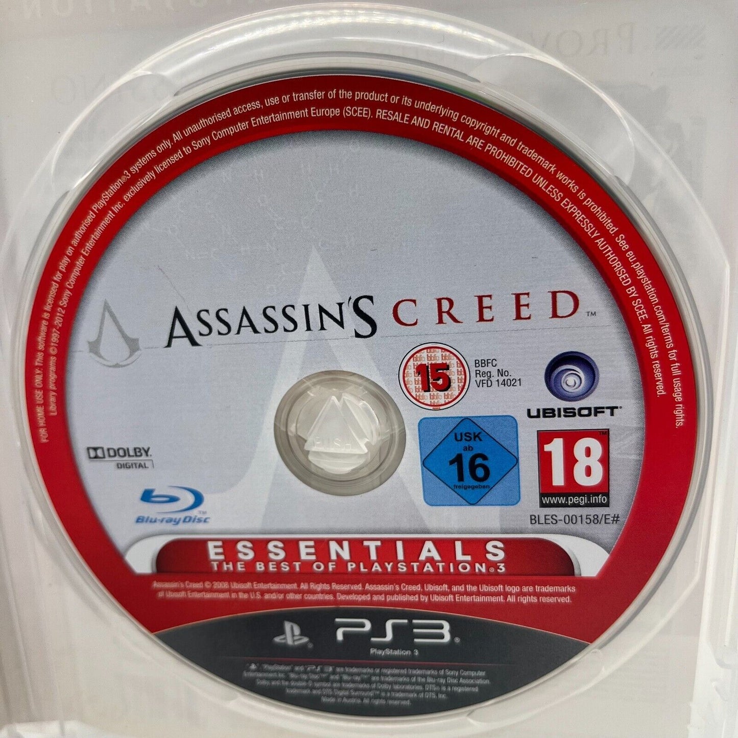 Assassin's Creed I + II PS3 Italiano Completo Manuale Ubisoft Sony PlayStation 3