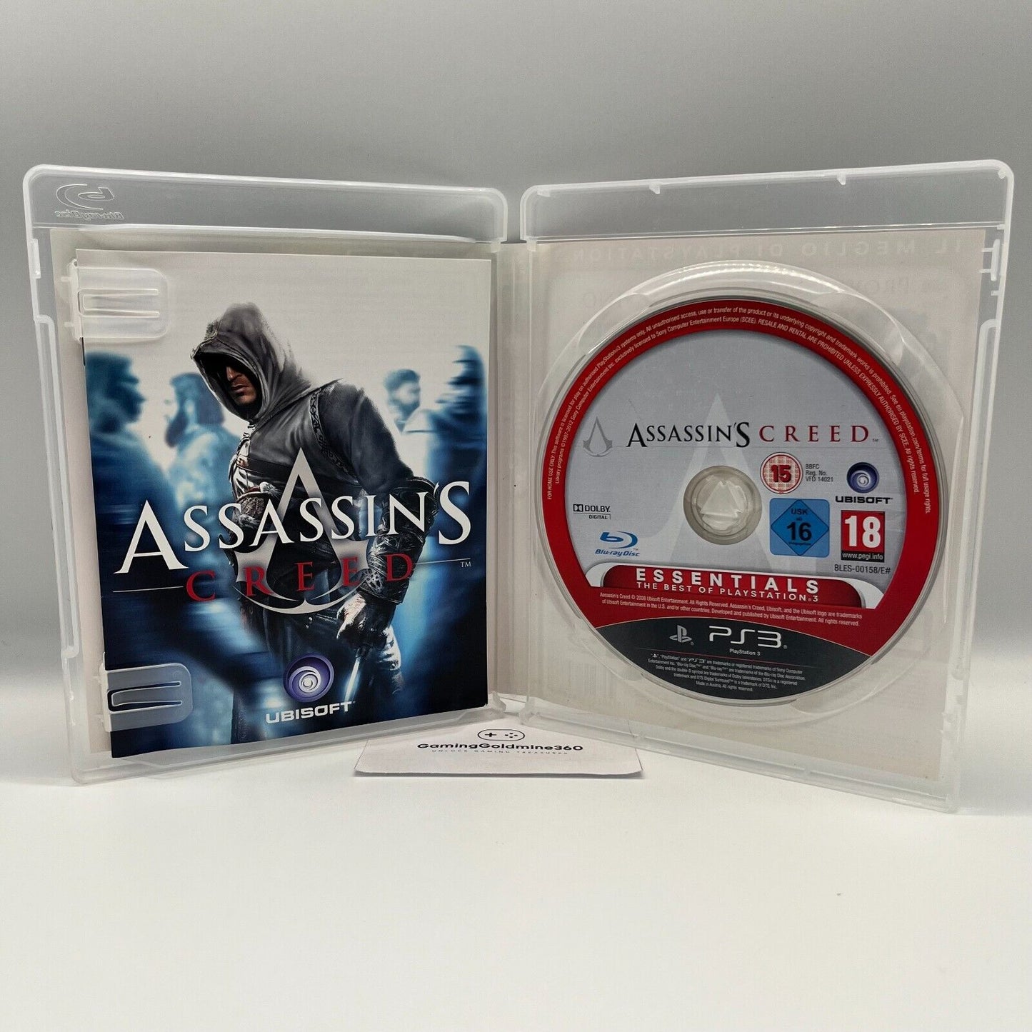 Assassin's Creed I + II PS3 Italiano Completo Manuale Ubisoft Sony PlayStation 3