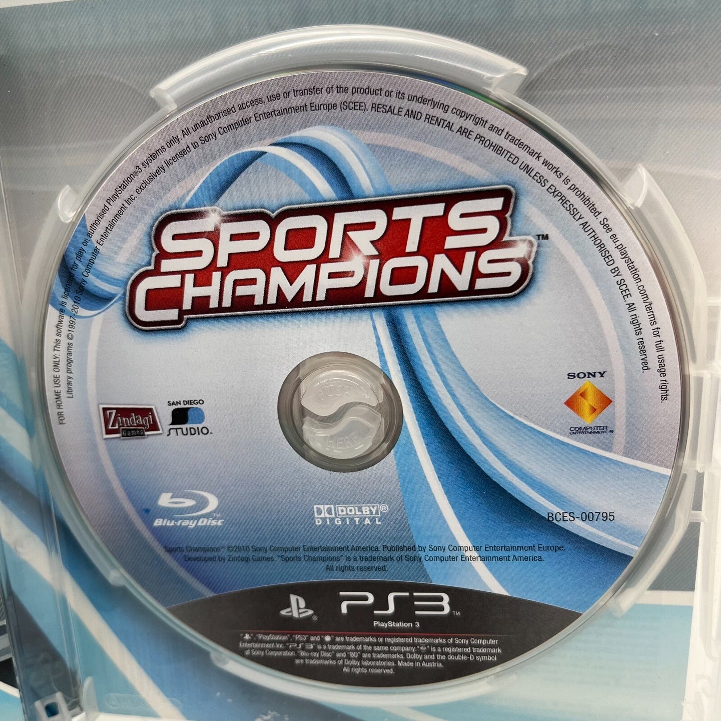 Sports Champions + PlayStation Move Starter Disc PS3 Italiano Completo PAL OTTIM