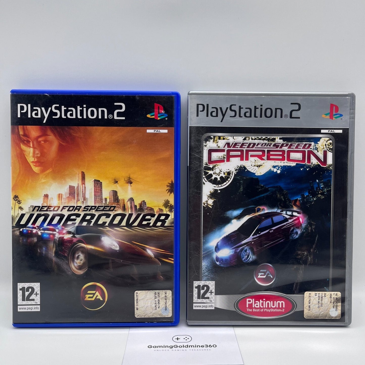 NEED FOR SPEED Undercover + Carbon PS2 Italiano Completi PAL Sony PlayStation 2