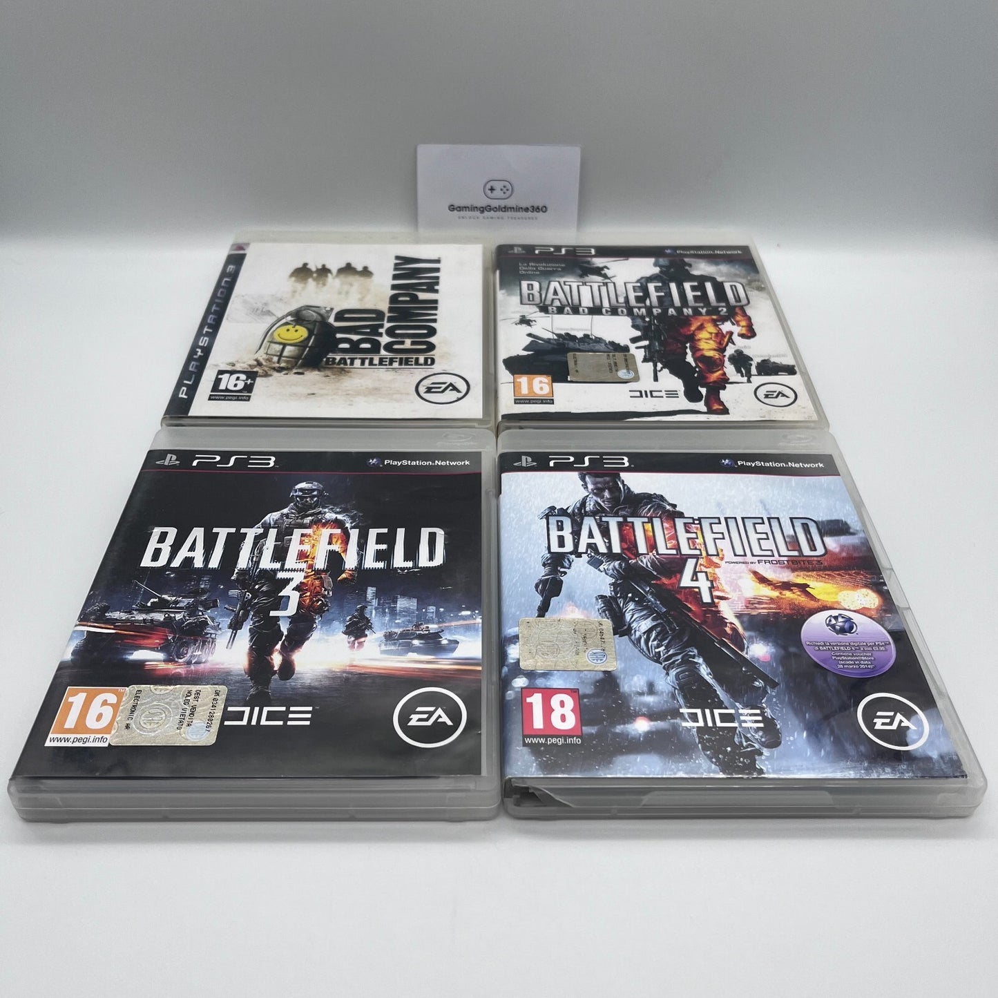 BATTLEFIELD Collection PS3 Italiano Completi PAL EA Sony PlayStation 3 OTTIMI
