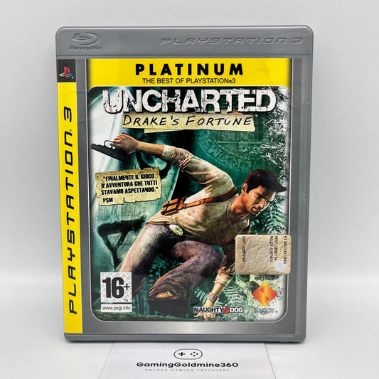 UNCHARTED Drake's Fortune PS3 Italiano Completo NaughtyDog Sony PlayStation 3