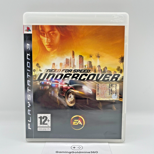 Need for Speed Undercover PS3 Italiano Completo PAL EA Sony PlayStation 3 OTTIMO