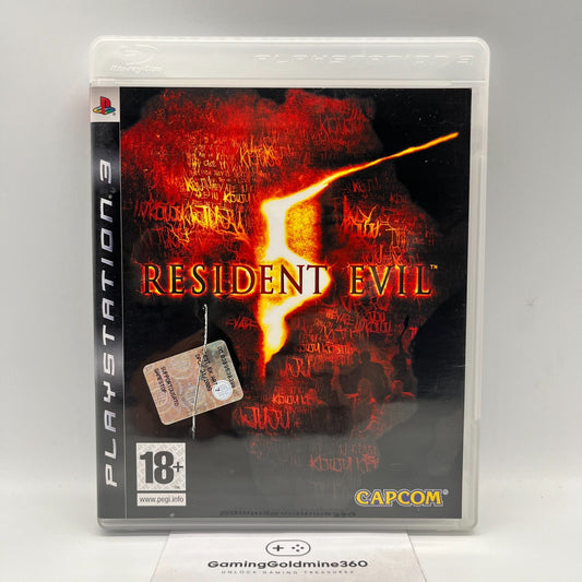 Resident Evil 5 PS3 Italiano Completo Manuale Capcom Sony PlayStation 3 Horror