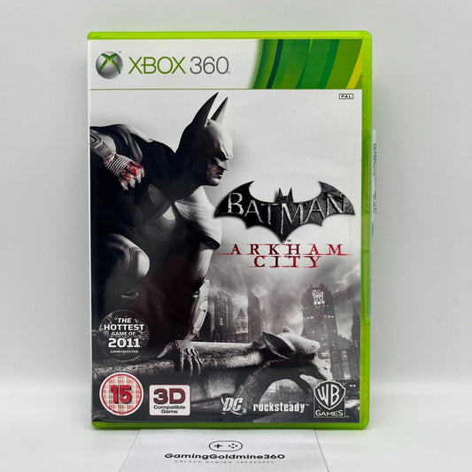 BATMAN Arkham City Xbox 360 Completo con Manuale PAL Multilingua WarnerBros DC