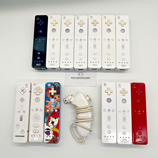 Nintendo Wii Mote/Motion Plus LOTTO 14 Telecomandi Remote Controller Non Testati