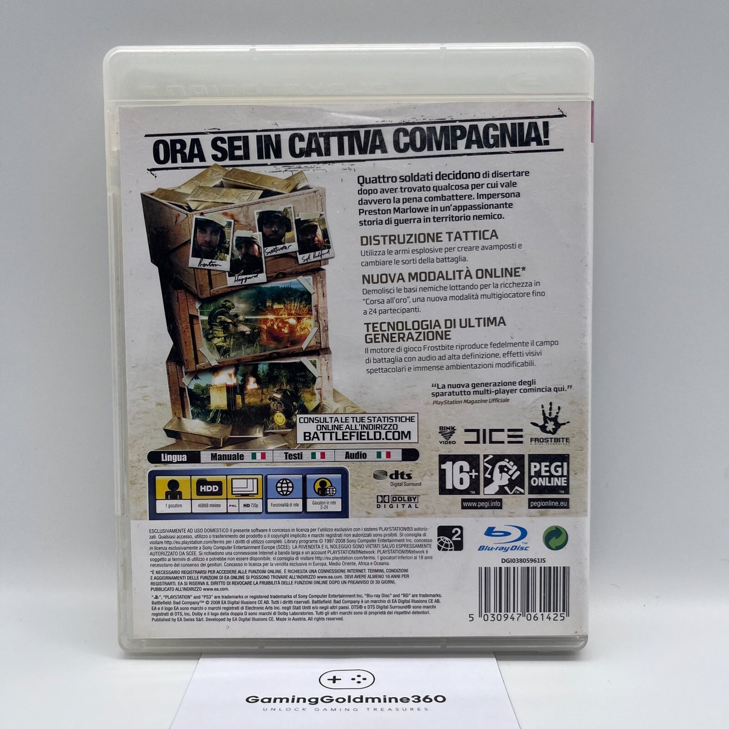 BATTLEFIELD Collection PS3 Italiano Completi PAL EA Sony PlayStation 3 OTTIMI