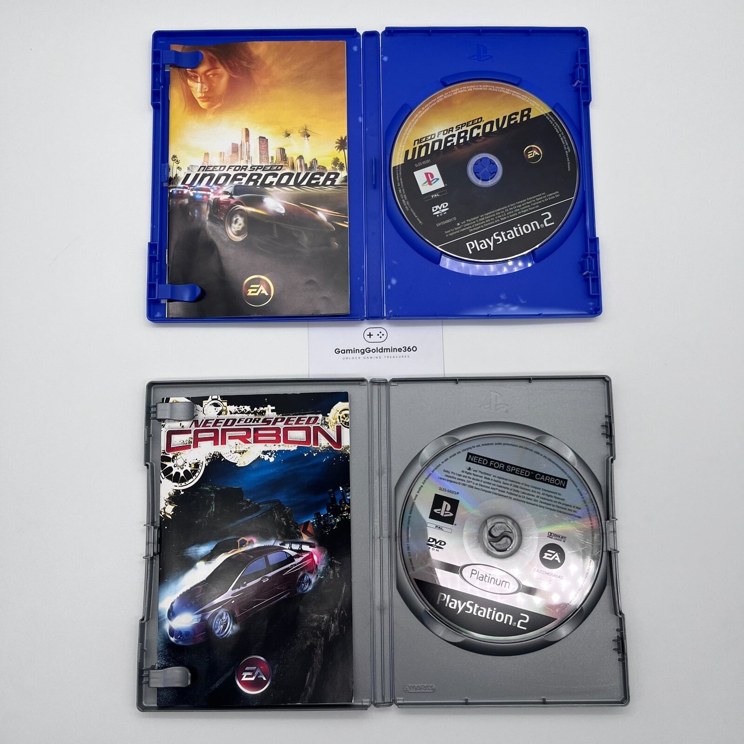 NEED FOR SPEED Undercover + Carbon PS2 Italiano Completi PAL Sony PlayStation 2
