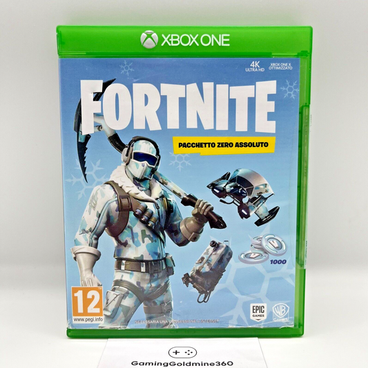 FORTNITE Pacchetto Zero Assoluto Xbox One Italiano Completo Epic Warner RARO!