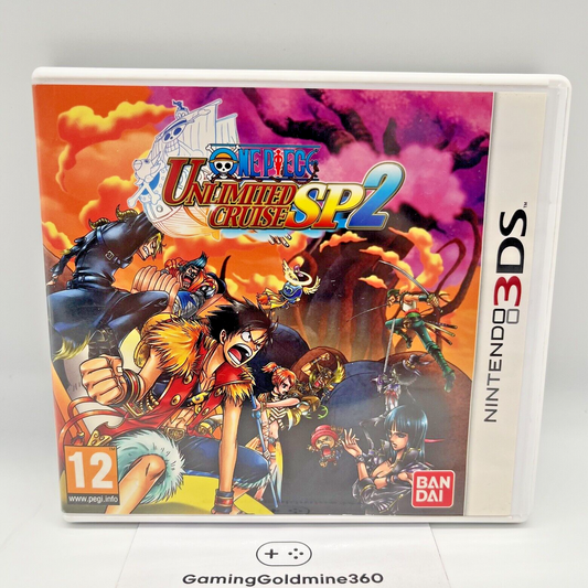 One Piece Unlimited Cruise SP 2 Nintendo 3DS Italiano Completo con Manuale 2DS