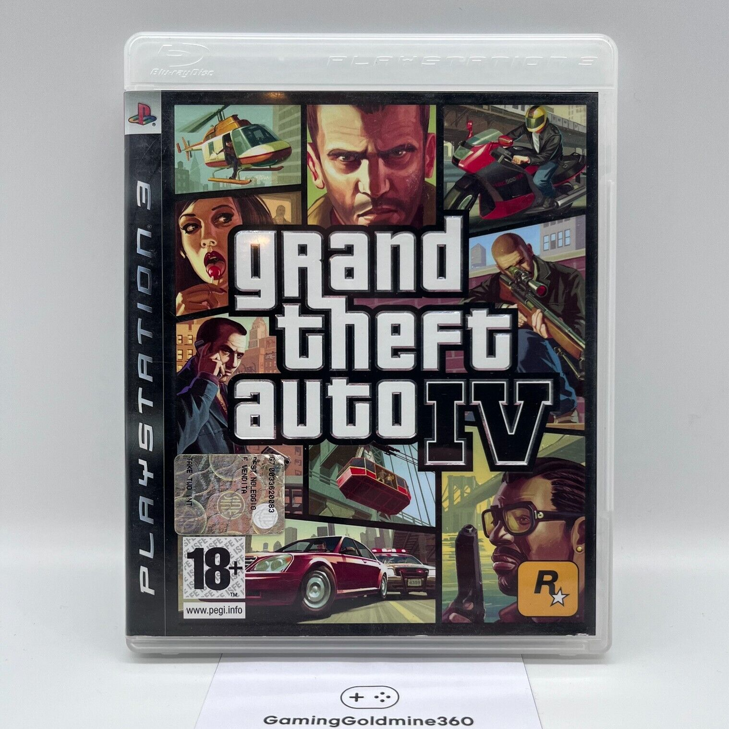 GTA 4 PS3 Italiano PAL COMPLETO Grand Theft Auto IV Rockstar Sony PlayStation 3