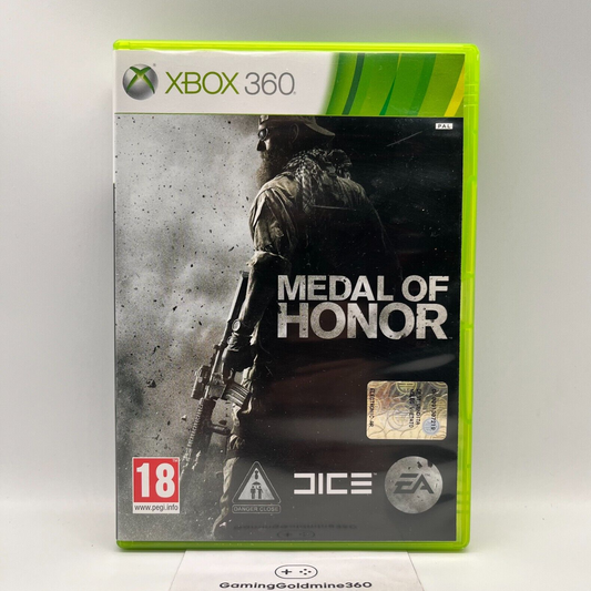 Medal Of Honor Xbox 360 Italiano Completo Manuale Dice EA Microsoft COME NUOVO
