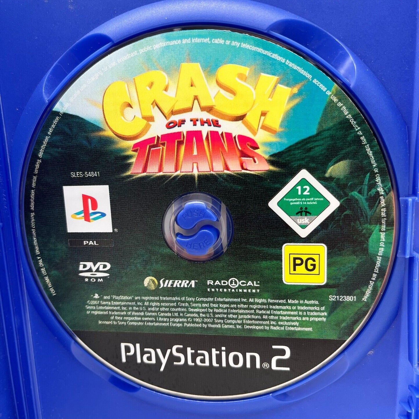 CRASH of the Titans PS2 Italiano PAL Sierra Sony PlayStation 2