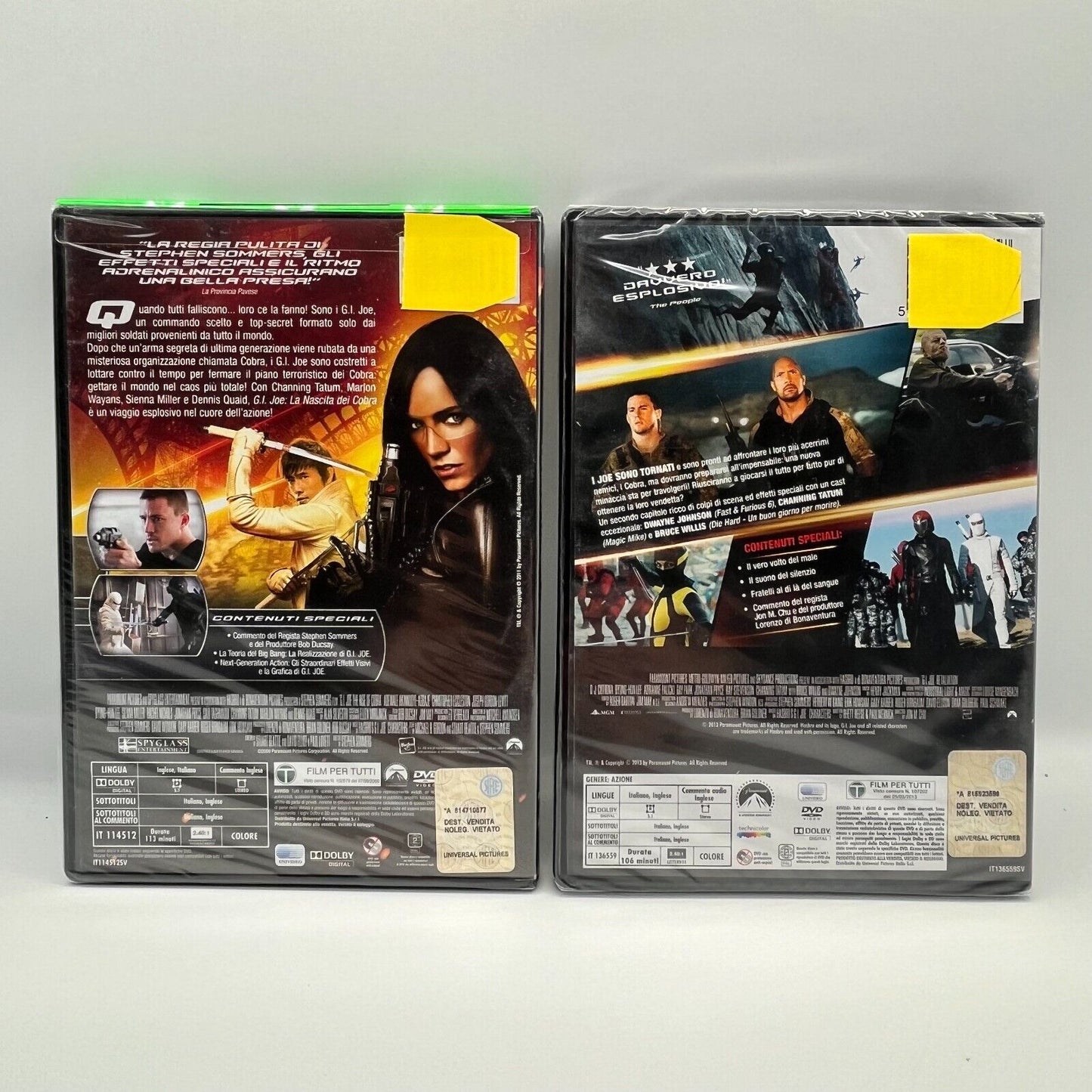 G.I. JOE La Nascita dei Cobra + La Vendetta - DVD