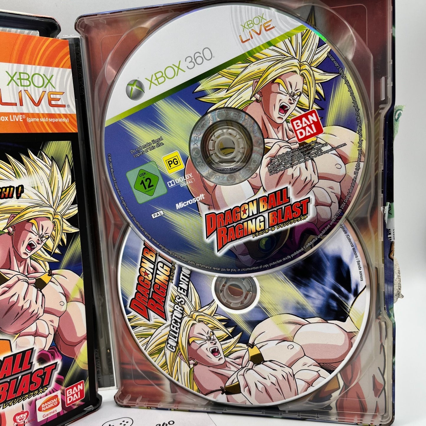 Dragon Ball Z Raging Blast Limited Edition STEELBOOK Xbox 360 PAL Completo OTTIM