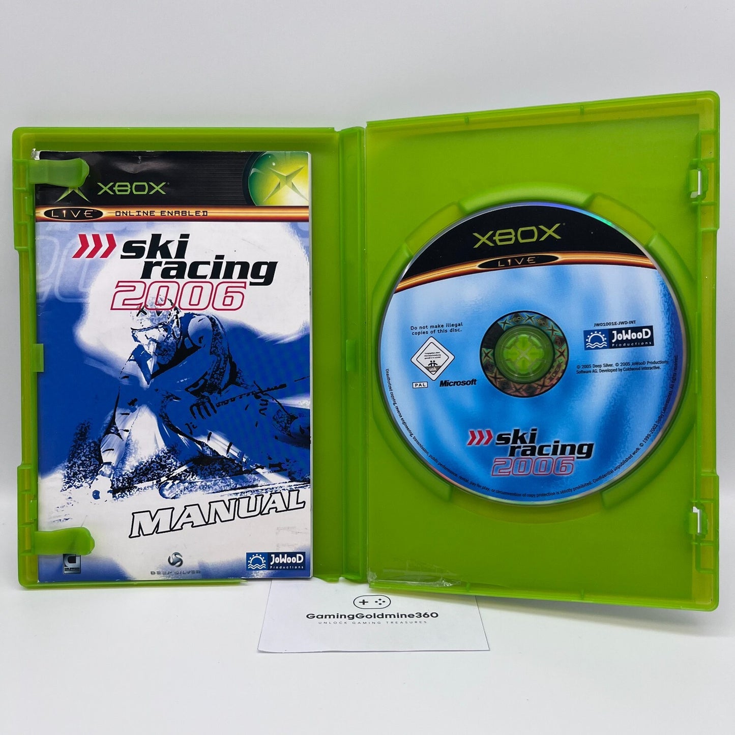 Ski Racing 2006 Hermann Maier Xbox Classic Completo ITALIANO PAL Microsoft RARO!