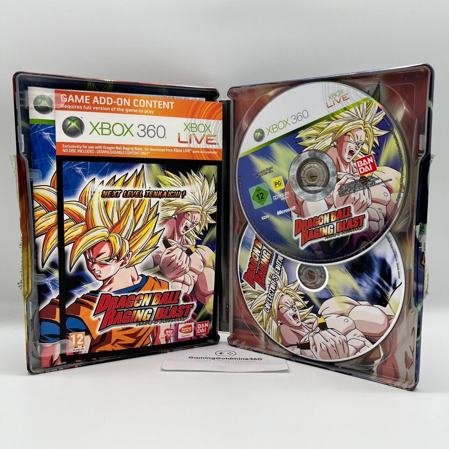 Dragon Ball Z Raging Blast Limited Edition STEELBOOK - Xbox 360