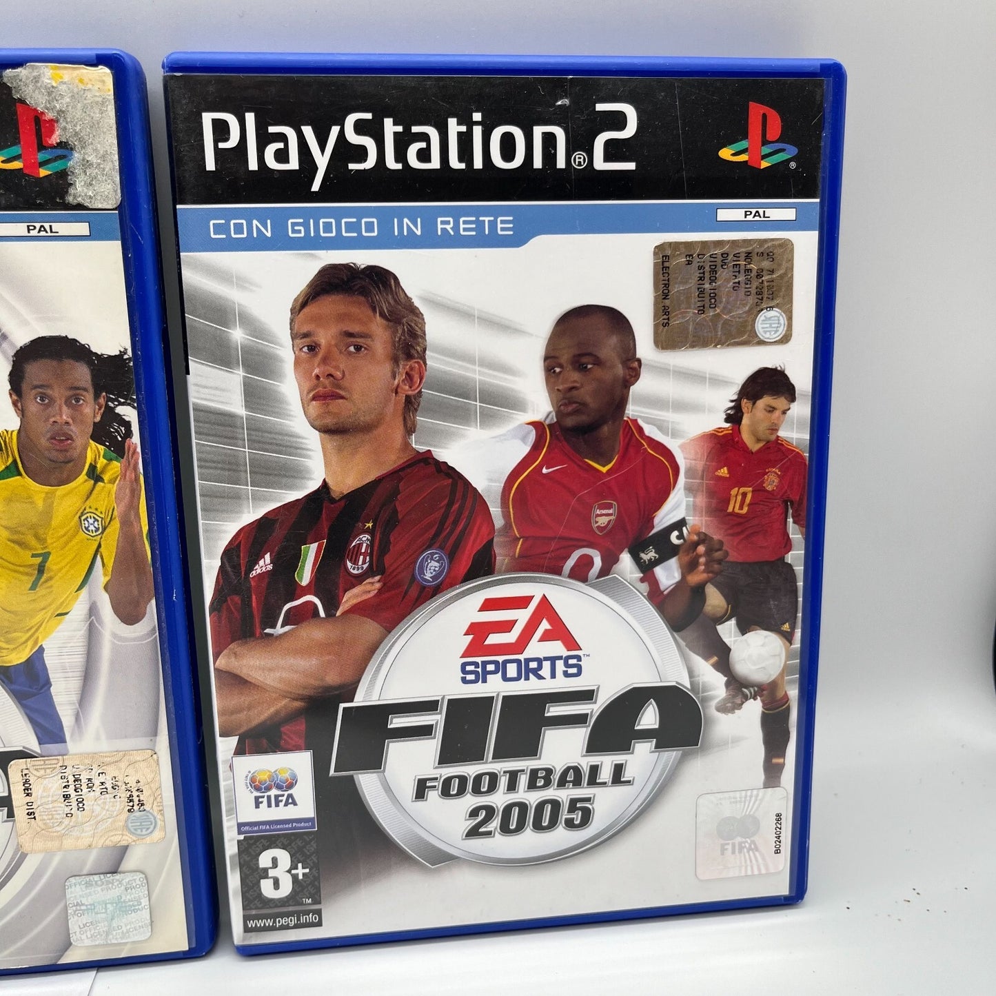 FIFA 2003 + 2004 + 2005 PS2 Italiano Completi EA Sony PlayStation 2 OTTIMI